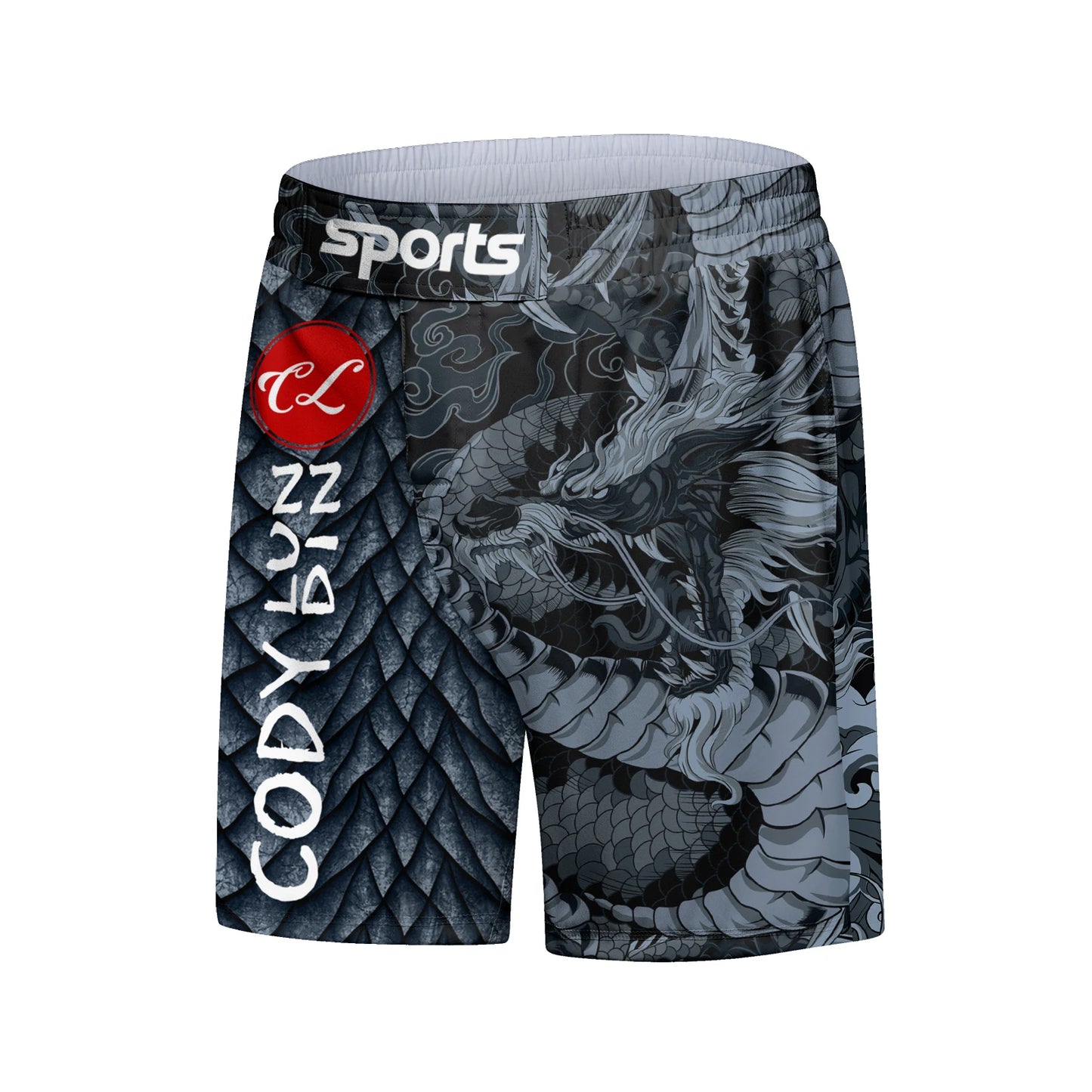 Black Dragon Shorts